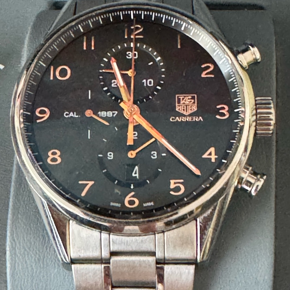 Tag Heuer Carrera Chronograph with Black Dial